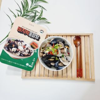 [푸딩팩토리] 바지락홍합탕 500g / 얼큰바지락홍합탕 590g — 5점을 준 리뷰어가 2022년 10월 올린 사용 사진