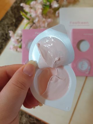 약손명가코스메틱 필킨 블룸 셀 브라이트닝 마스크 — 5점을 준 리뷰어가 2022년 6월 올린 사용 사진