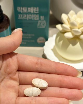 짱스마일 락토페린 프리미엄 정 1000ml x 60정 — 5점을 준 리뷰어가 2023년 1월 올린 사용 사진