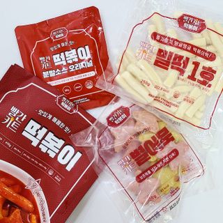빨간키트 떡볶이 밀키트 2~3인분 매운맛 국물 떡볶이 만들기 쉬운 황금 레시피 분말 소스로 간편한 요리 — 5점을 준 리뷰어가 2021년 10월 올린 사용 사진