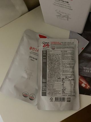클린24시간 1BOX(5포) + 전용보틀(500ml) — 4.5점을 준 리뷰어가 2022년 9월 올린 사용 사진