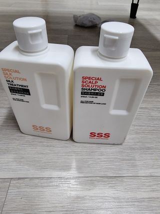 트리플에스 탈모 샴푸 275ml + 실크 트리트먼트 275ml — 5점을 준 리뷰어가 2021년 2월 올린 사용 사진