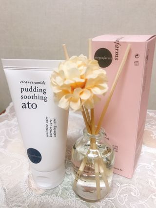 냉장고에 넣어요, 붉은 트러블 피부 다음날 진정되요 [버진팜스 푸딩수딩아토] — 5점을 준 리뷰어가 2021년 8월 올린 사용 사진