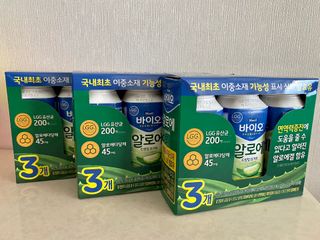 LIVE 매일바이오 알로에 드링킹 요거트 — 5점을 준 리뷰어가 2022년 4월 올린 사용 사진