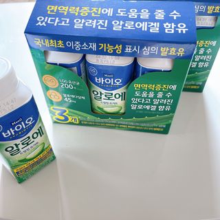 LIVE 매일바이오 알로에 드링킹 요거트 — 4.5점을 준 리뷰어가 2022년 4월 올린 사용 사진