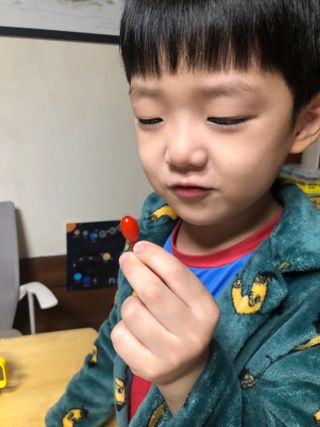 앙팡 츄어블 식물성 오메가3 1000mg x 80캡슐 — 3점을 준 리뷰어가 2022년 10월 올린 사용 사진