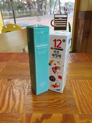 셀바이져 항균 스프레이 핸드워시 + 키즈세정제 SET — 5점을 준 리뷰어가 2021년 3월 올린 사용 사진