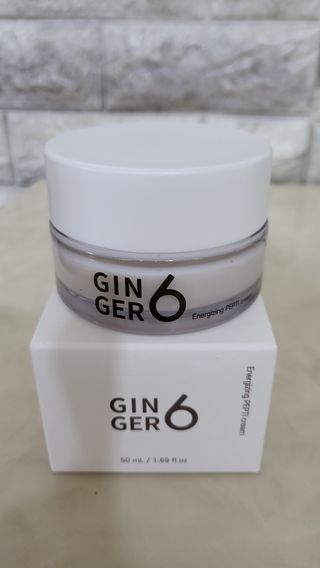 GINGER6 에너자이징 펩티 크림 — 5점을 준 리뷰어가 2021년 12월 올린 사용 사진