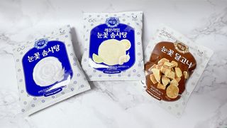 딜라이트 프로젝트  달콤한 눈꽃 간식세트( 눈꽃 솜사탕 / 레몬라임 솜사탕 / 달고나 총 7EA+스마트톡 증정) — 5점을 준 리뷰어가 2022년 5월 올린 사용 사진