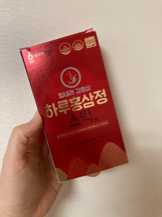 힘내라김홍삼 하루홍삼정스틱 10g x 10포 — 5점을 준 리뷰어가 2021년 3월 올린 사용 사진