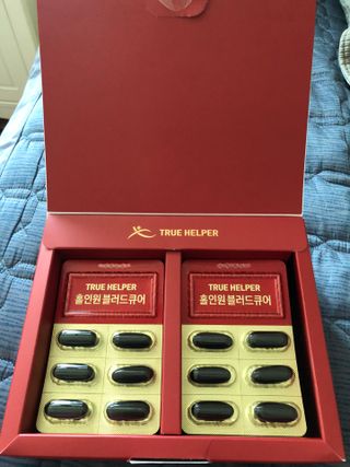 트루헬퍼 홀인원 블러드큐어 혈행+혈압+콜레스테롤 한번에 1박스 1개월 — 5점을 준 리뷰어가 2023년 2월 올린 사용 사진