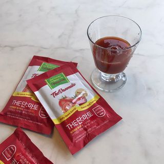 제이제이바이오 더단마토 프리미엄주스 100ml 30팩입 - 무설탕 스테비아 토마토즙 — 5점을 준 리뷰어가 2022년 1월 올린 사용 사진