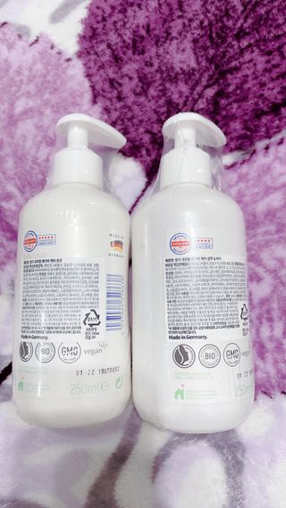 mom e 맘이 내추럴 베이비 케어 샴푸앤바스+로션 — 5점을 준 리뷰어가 2021년 1월 올린 사용 사진