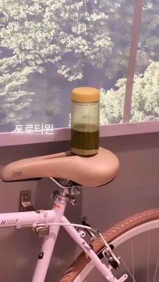 프로티원 단백질쉐이크 녹차맛 2주분 1통+보틀 — 5점을 준 리뷰어가 2021년 9월 올린 사용 사진