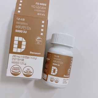 (NEW)다나음 하이포텐시 비타민D3 5000IU(60정/2개월분) — 5점을 준 리뷰어가 2023년 2월 올린 사용 사진