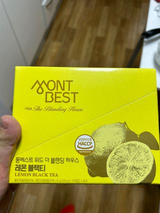 몽베스트 위드더 블랜딩 하우스 _레몬 블랙티 — 3점을 준 리뷰어가 2023년 1월 올린 사용 사진