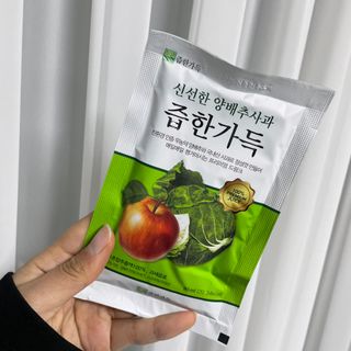 즙한가득 양배추사과즙/석류즙 30포, 선물박스 택1 — 5점을 준 리뷰어가 2022년 1월 올린 사용 사진