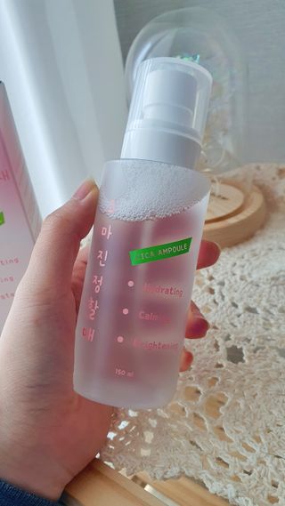 [시카앰플] 묘오한 고마진정할때 진정 스프레이 앰플 150ml — 5점을 준 리뷰어가 2021년 3월 올린 사용 사진