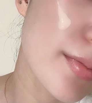 키노닉스 로지 톤업 선밀크 — 5점을 준 리뷰어가 2021년 8월 올린 사용 사진