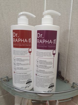 닥터라파알 레드 꽃향기 탈모샴푸 1,000ml + 트리트먼트 1,000ml — 5점을 준 리뷰어가 2021년 8월 올린 사용 사진