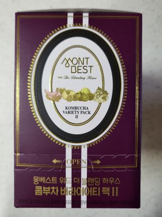 [몽베스트] 위드 더 블랜딩 하우스 콤부차 _ 버라이어티팩II — 5점을 준 리뷰어가 2024년 2월 올린 사용 사진