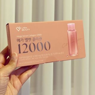 랩앤뷰티 메가 벨벳 콜라겐 12000 — 5점을 준 리뷰어가 2021년 6월 올린 사용 사진