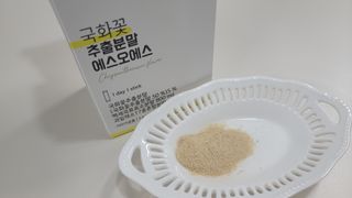체인미 국화꽃 추출분말 에스오에스 곡류효소 과일채소 17종 혼합 분말 스틱 — 4점을 준 리뷰어가 2021년 11월 올린 사용 사진
