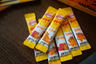 광동생활건강 프리 [광동] VB와 VC를 함유한 멀티 비타민 비타 500 데일리 스틱 180포 — 5점을 준 리뷰어가 2022년 5월 올린 사용 사진