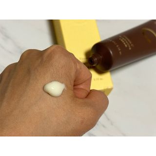 산다화 비타민C 화이트닝 크림 — 4점을 준 리뷰어가 2023년 4월 올린 사용 사진