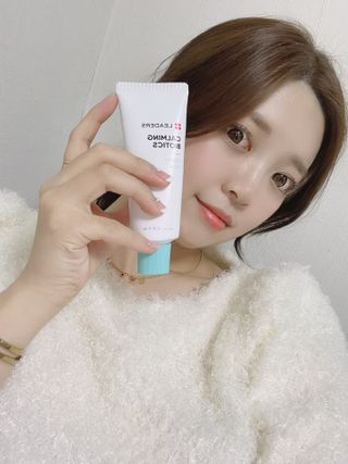 리더스코스메틱 리더스 카밍 바이오틱스 크림 마스크 — 5점을 준 리뷰어가 2021년 3월 올린 사용 사진