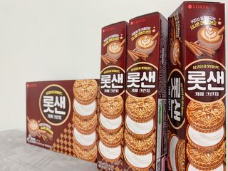 롯데제과 롯샌 카페크런치 — 5점을 준 리뷰어가 2021년 10월 올린 사용 사진