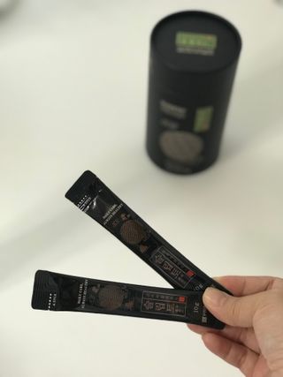 프리마인 자체 기업부설 연구소에서 찾아낸 건강한 수면의 비밀.  슬립토 플러스 30포 — 4점을 준 리뷰어가 2022년 5월 올린 사용 사진