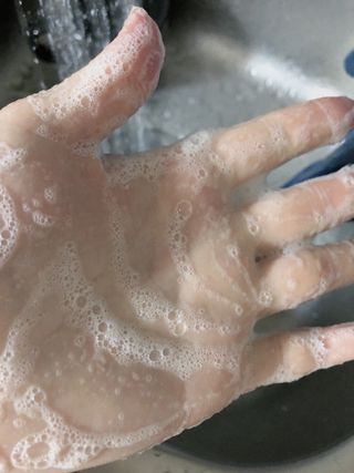 와프랩 운동하는 여성을 위한 더블유 미세먼지 세정 천연유래 약산성 바디워시 — 5점을 준 리뷰어가 2022년 3월 올린 사용 사진