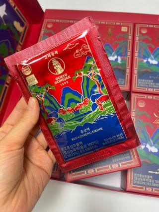 쿠팡구매평-[고려공작1392] 홍삼파우치 50mL X 30포 — 5점을 준 리뷰어가 2025년 9월 올린 사용 사진
