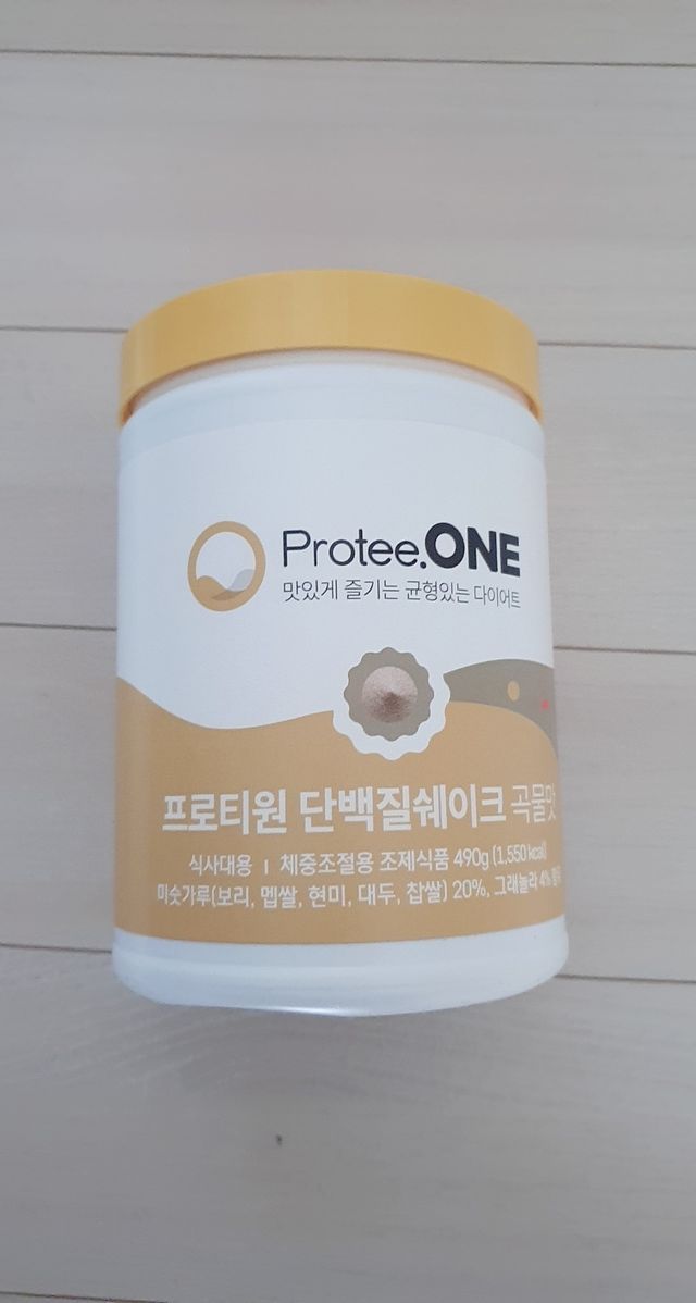 프로티원 단백질쉐이크 곡물맛 2주분 1통+보틀 리뷰 사진