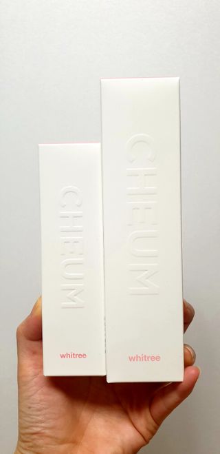 화이트리 채움 베리어 로션, 베리어 크림 세트 — 5점을 준 리뷰어가 2021년 2월 올린 사용 사진