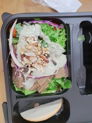 참살이도시락 작심삼일 샐러드도시락 3개 맛보기 새벽배송 또는 택배배송 — 5점을 준 리뷰어가 2021년 7월 올린 사용 사진