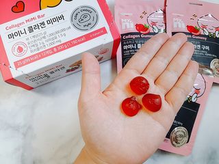 일동제약 마이니 마이니 늘씬날씬 콜라겐 세트 — 4.5점을 준 리뷰어가 2021년 2월 올린 사용 사진