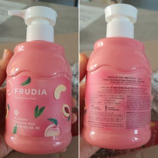 [후르디아] 복숭아 바디워시+바디에센스 세트 — 5점을 준 리뷰어가 2021년 8월 올린 사용 사진
