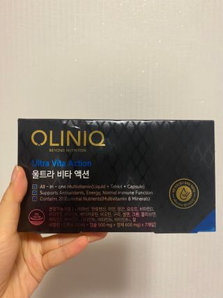 올리닉 울트라비타액션 — 5점을 준 리뷰어가 2021년 10월 올린 사용 사진
