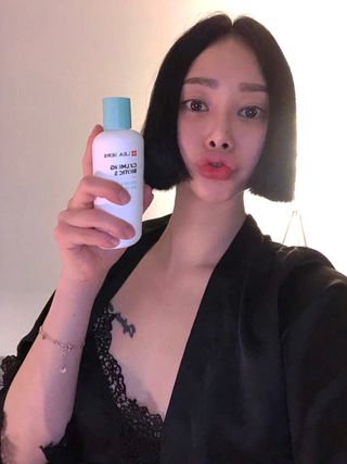 리더스코스메틱 리더스 카밍 바이오틱스 에센스 워터 — 5점을 준 리뷰어가 2021년 12월 올린 사용 사진