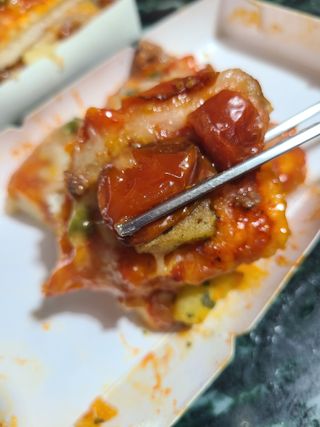 브라잇벨리 비건피자 [노밋피자알로하 & 노밋피자포테이토] 2가지맛 — 4점을 준 리뷰어가 2022년 7월 올린 사용 사진
