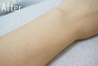 카오리온코스메틱스 곡물 바디 필링 스프레이 — 5점을 준 리뷰어가 2021년 7월 올린 사용 사진