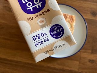 소화가 잘되는 우유 국산 5곡 미숫가루 — 5점을 준 리뷰어가 2021년 9월 올린 사용 사진