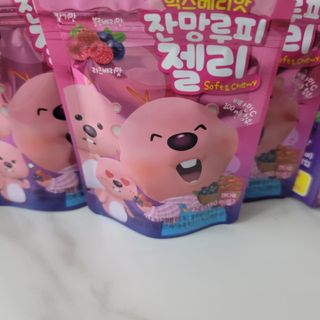 [팔도] 잔망루피젤리 믹스베리맛 42g 8개 — 5점을 준 리뷰어가 2022년 1월 올린 사용 사진