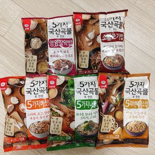 천일식품 5가지 국산 곡물로 만든 5가지 나물밥 — 4.5점을 준 리뷰어가 2021년 5월 올린 사용 사진