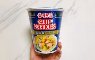 NISSIN 닛신 컵누들  4종 - 씨푸드오리지날, 씨푸드 스파이시, 씨푸드 커리, 씨푸드 XO소스 — 5점을 준 리뷰어가 2021년 11월 올린 사용 사진