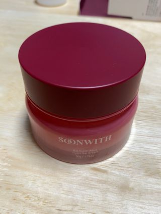 SOONWITH 바이오 수퍼 아쿠아 하이드로 젤 크림 — 5점을 준 리뷰어가 2021년 2월 올린 사용 사진