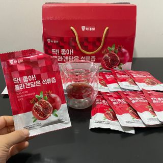 미쁨생활건강 콜라겐 담은 석류즙 70ml x 30포 — 5점을 준 리뷰어가 2021년 9월 올린 사용 사진