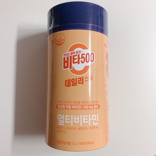 광동생활건강 프리 [광동] VB와 VC를 함유한 멀티 비타민 비타 500 데일리 스틱 180포 — 5점을 준 리뷰어가 2022년 7월 올린 사용 사진